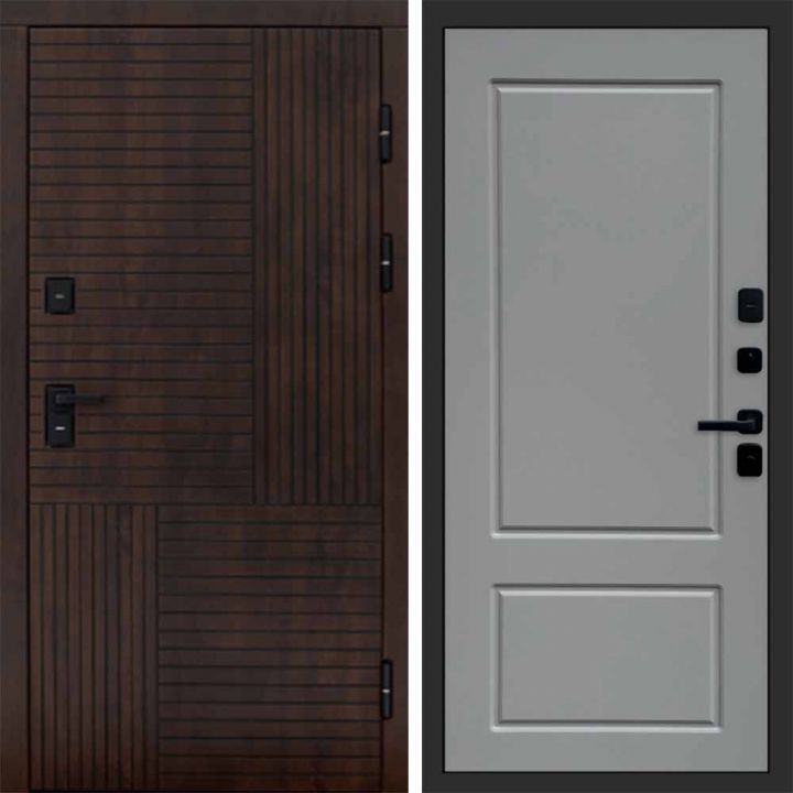 Входная дверь Termo-door Премиум винорит Веста Дуб с терморазрывом - Марсель Грей софт