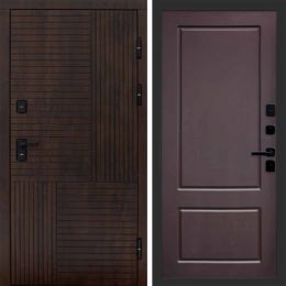 Входная дверь Termo-door Премиум винорит Веста Дуб с терморазрывом - Марсель Шоколад