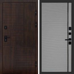 Входная дверь Termo-door Премиум винорит Веста Дуб с терморазрывом - Porte Грей софт