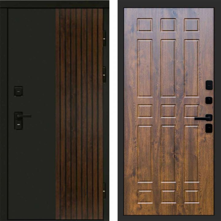 Входная дверь Termo-door Премиум винорит Форт Дуб с терморазрывом - Спарта Дуб