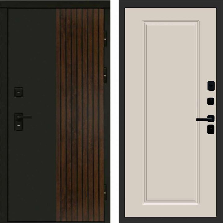 Входная дверь Termo-door Премиум винорит Форт Дуб с терморазрывом - Гранд Слоновая кость