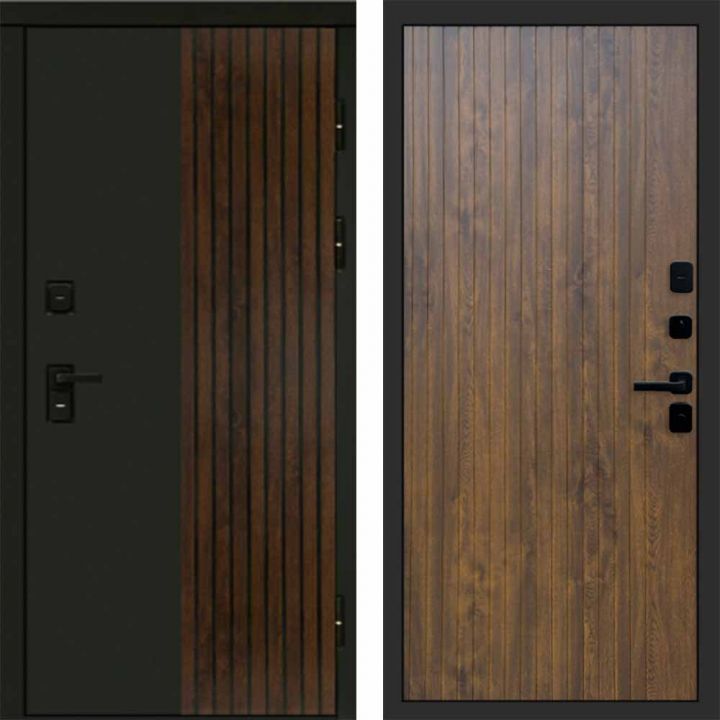 Входная дверь Termo-door Премиум винорит Форт Дуб с терморазрывом - FLAT Дуб