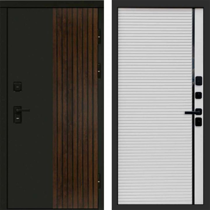 Входная дверь Termo-door Премиум винорит Форт Дуб с терморазрывом - Porte white