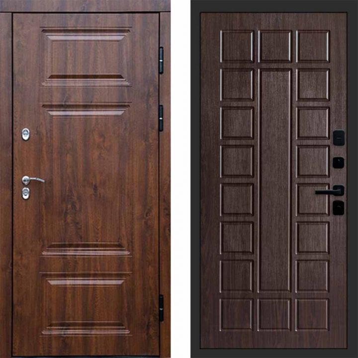 Входная дверь Termo-door Премиум винорит Дуб с терморазрывом - Престиж Венге