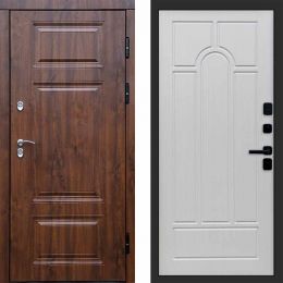 Входная дверь Termo-door Премиум винорит Дуб с терморазрывом - Арка Лиственница