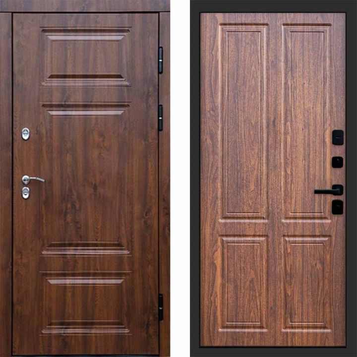 Входная дверь Termo-door Премиум винорит Дуб с терморазрывом - Орех стандарт