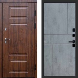 Входная дверь Termo-door Премиум винорит Дуб с терморазрывом - Горизонт Бетон темный