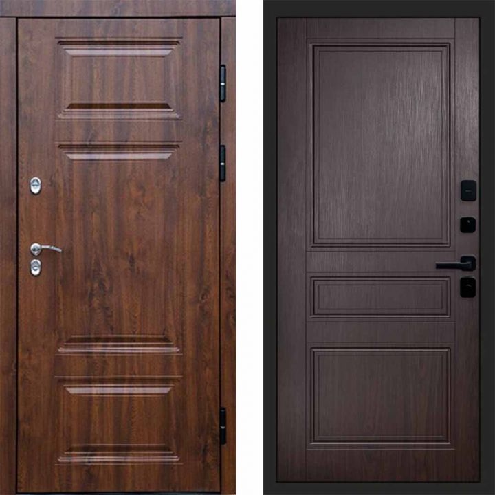 Входная дверь Termo-door Премиум винорит Дуб с терморазрывом - Класскика Венге