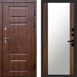 Входная дверь Termo-door Премиум винорит Дуб с терморазрывом - Зеркало Дуб