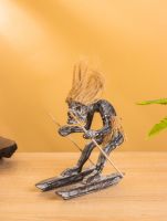 Сувенир «Абориген лыжник», 13?13?6.5 см, дерево