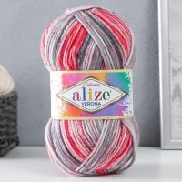 Пряжа для вязания спицами, крючком ALIZE, Verona, 100% акрил, 210 м/100 г, (7816)