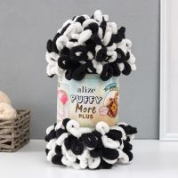 Плюшевая пряжа для вязания руками ALIZE, Puffy More Plus, 100% микрополиэстер, 11 м/250 г, (8006)