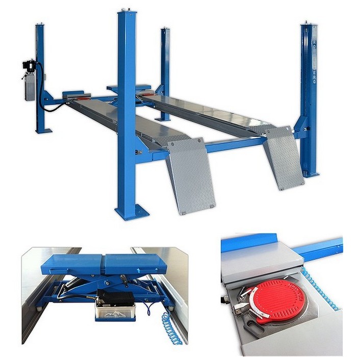 Trommelberg TST455CWAL Подъёмник четырёхстоечный с комплектом для развал-схождения на 5,5т (380В)