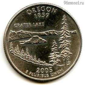 США 25 центов 2005 P Орегон