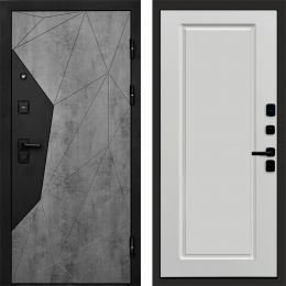 Входная дверь Termo-door Авангард Бетон - Гранд Белый софт