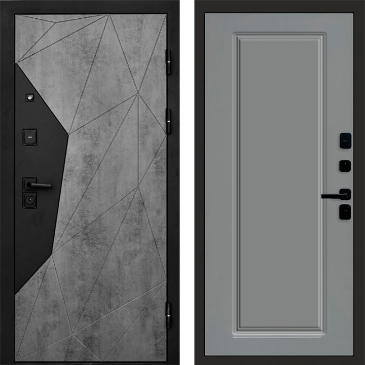 Входная дверь Termo-door Авангард Бетон - Гранд Грей софт