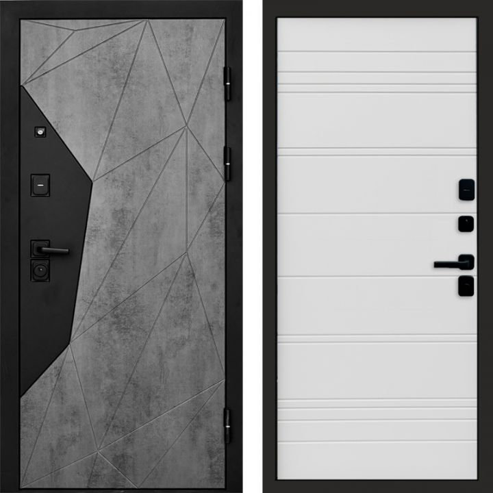 Входная дверь Termo-door Авангард Бетон - White Line