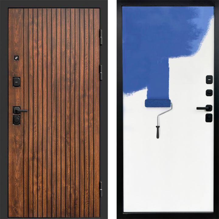 Входная дверь Termo-door Твист Дуб style - Грунт под покраску