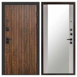 Входная дверь Termo-door Твист Дуб style - Зеркало Лиственница