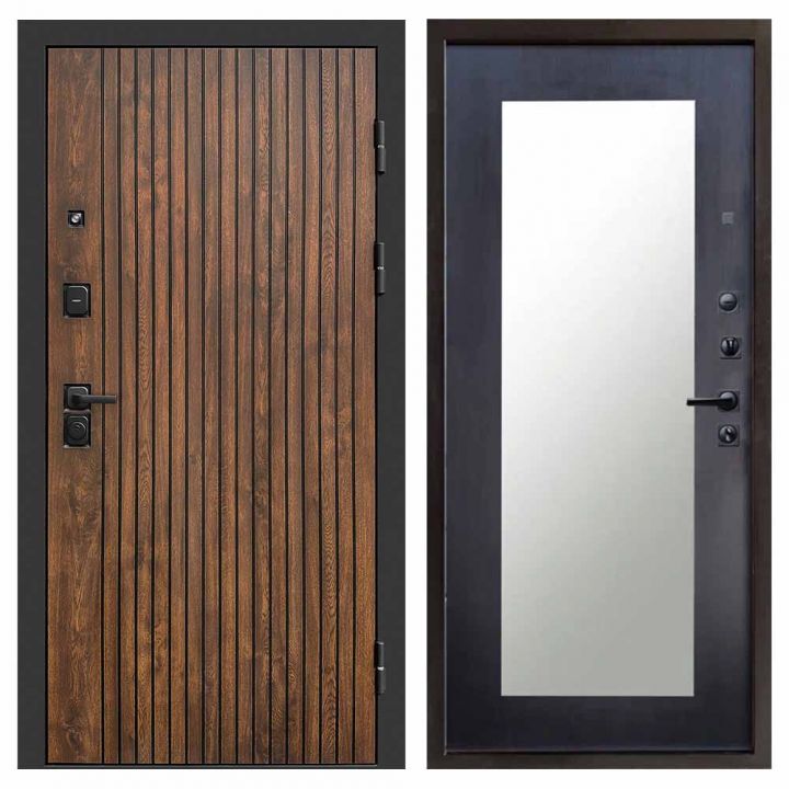 Входная дверь Termo-door Твист Дуб style - Зеркало триумф Венге