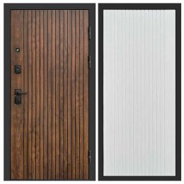 Входная дверь Termo-door Твист Дуб style - FLAT Белый софт