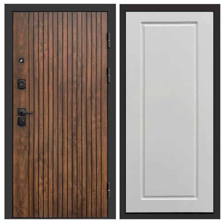 Входная дверь Termo-door Твист Дуб style - Гранд Белый софт