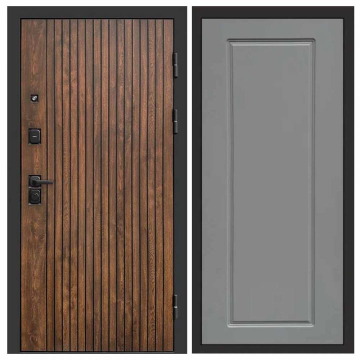 Входная дверь Termo-door Твист Дуб style - Гранд Грей софт