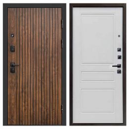 Входная дверь Termo-door Твист Дуб style - Классик Белый софт