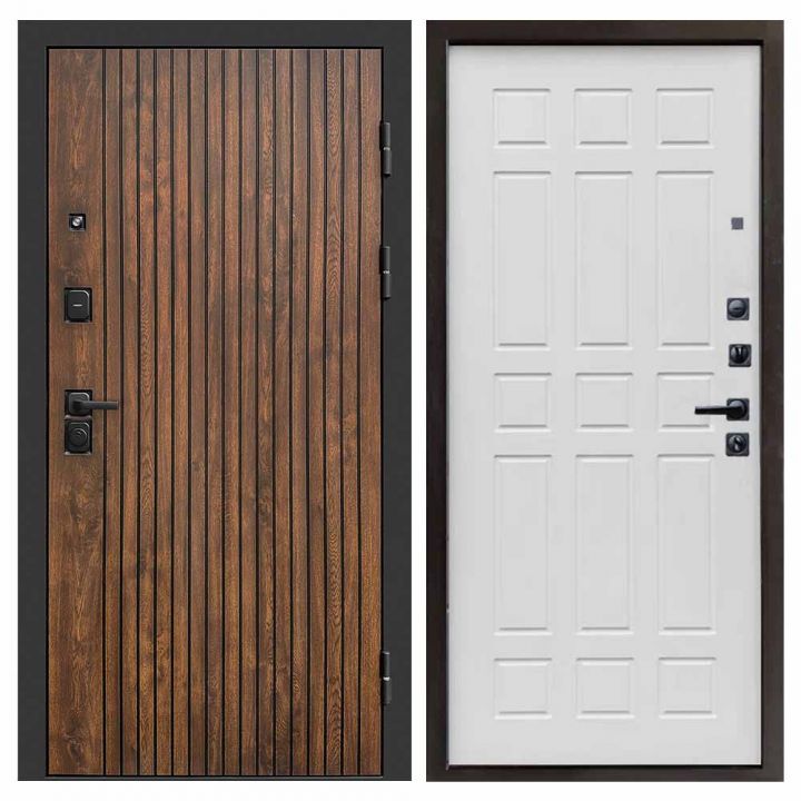 Входная дверь Termo-door Твист Дуб style - Спарта Белое дерево