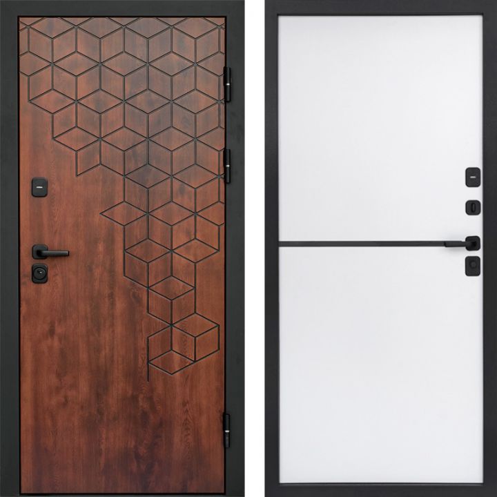 Входная дверь Termo-door Спейс Дуб патина - Нео White
