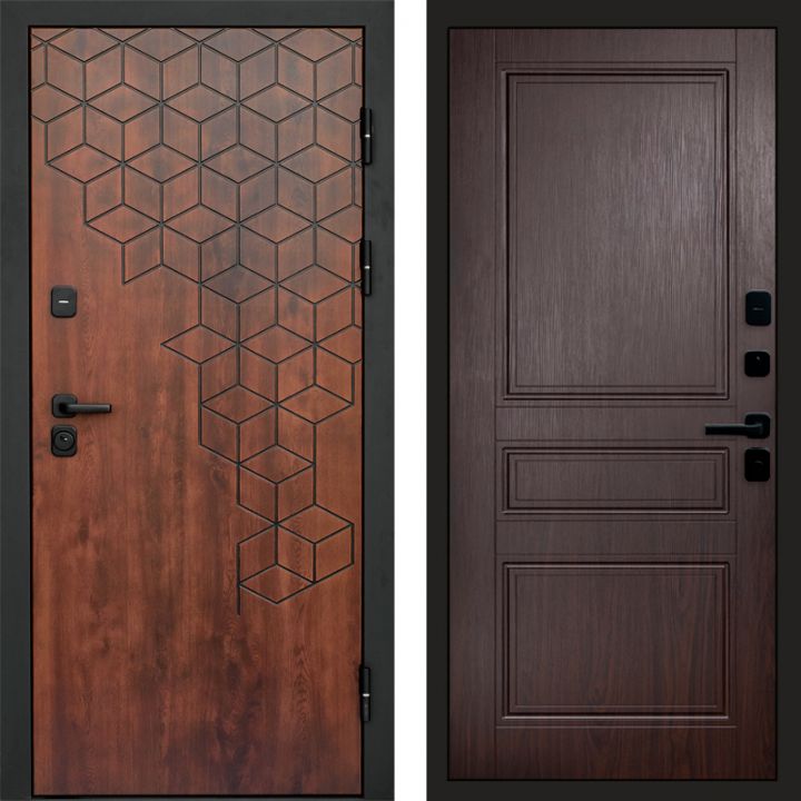 Входная дверь Termo-door Спейс Дуб патина - Класскика Венге