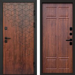 Входная дверь Termo-door Спейс Дуб патина - Орех премиум