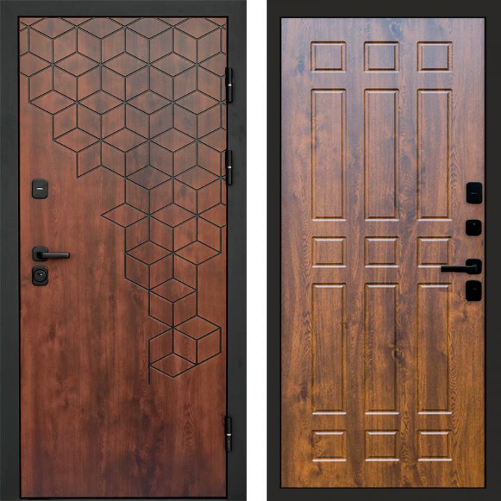 Входная дверь Termo-door Спейс Дуб патина - Спарта Дуб