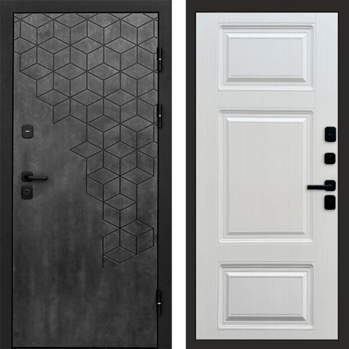 Входная дверь Termo-door Спейс Бетон патина - Лион Лиственница