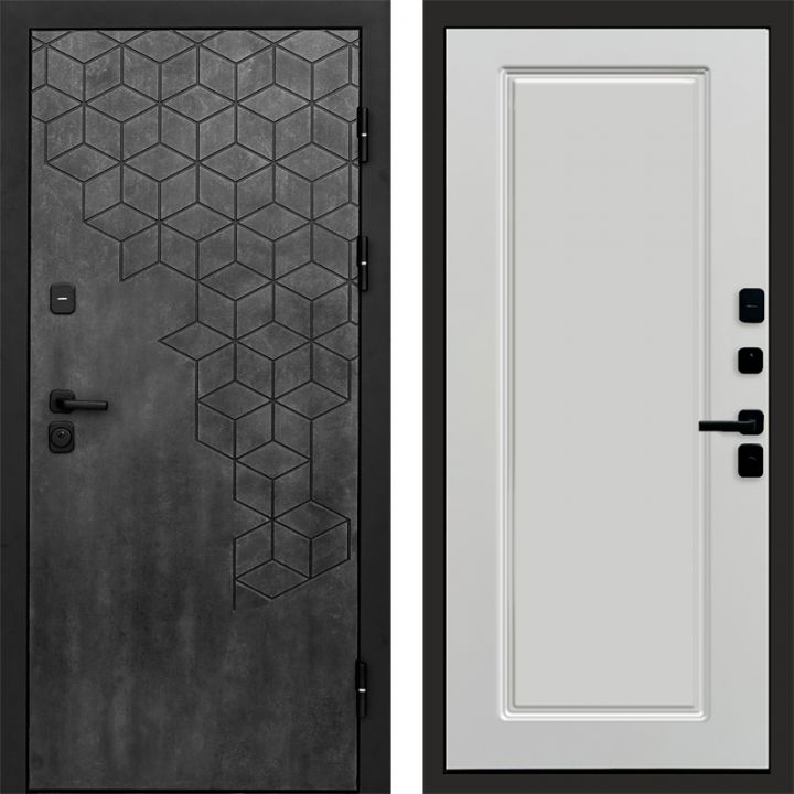 Входная дверь Termo-door Спейс Бетон патина - Гранд Белый софт