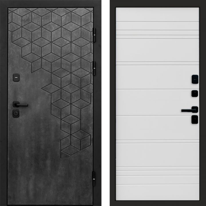 Входная дверь Termo-door Спейс Бетон патина - White Line