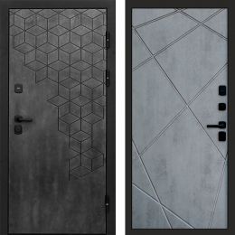 Входная дверь Termo-door Спейс Бетон патина - Лучи Бетон темный