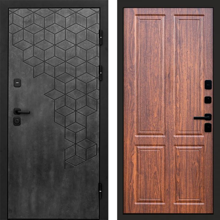 Входная дверь Termo-door Спейс Бетон патина - Орех стандарт