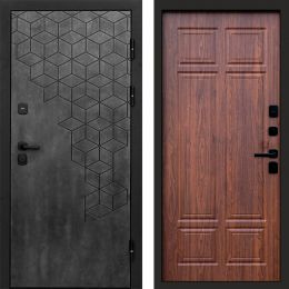 Входная дверь Termo-door Спейс Бетон патина - Орех премиум