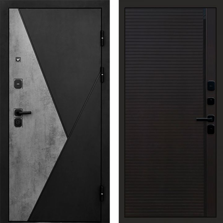 Входная дверь Termo-door Матрикс Бетон - Porte black