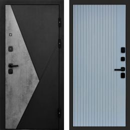 Входная дверь Termo-door Матрикс Бетон - FLAT Грей софт