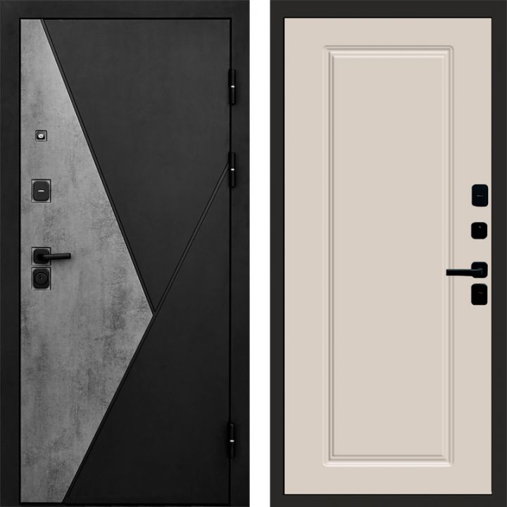 Входная дверь Termo-door Матрикс Бетон - Гранд Слоновая кость