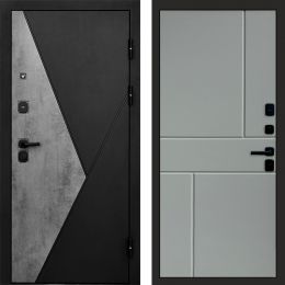 Входная дверь Termo-door Матрикс Бетон - Горизонт Грей софт