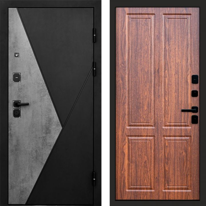 Входная дверь Termo-door Матрикс Бетон - Орех стандарт