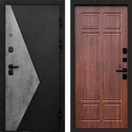 Входная дверь Termo-door Матрикс Бетон - Орех премиум