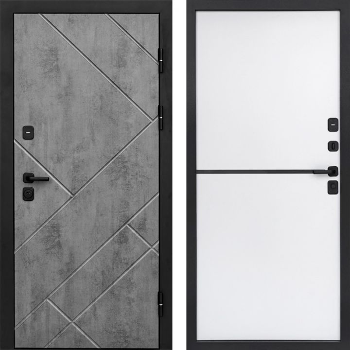 Входная дверь Termo-door Стоун Бетон - Нео White