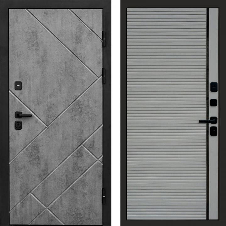 Входная дверь Termo-door Стоун Бетон - Porte Грей софт
