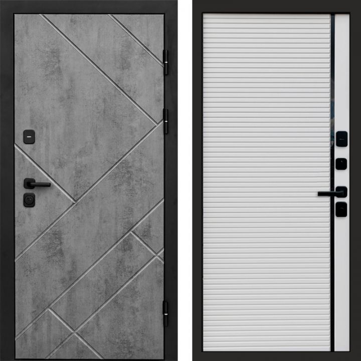Входная дверь Termo-door Стоун Бетон - Porte white