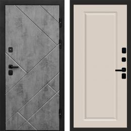 Входная дверь Termo-door Стоун Бетон - Гранд Слоновая кость