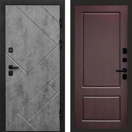 Входная дверь Termo-door Стоун Бетон - Марсель Шоколад